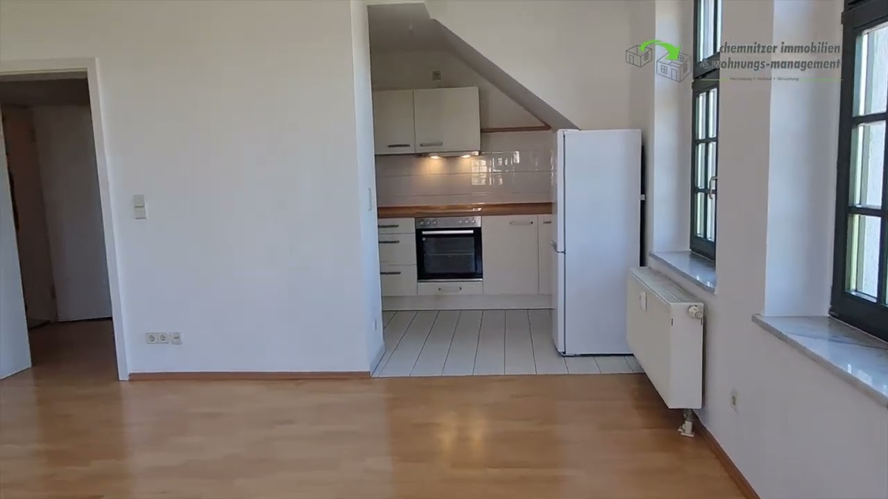 BEREITS VERMIETET - Gemütliche 2-Raum-Wohnung im Dachgeschoss mit Einbauküche auf dem Kaßberg