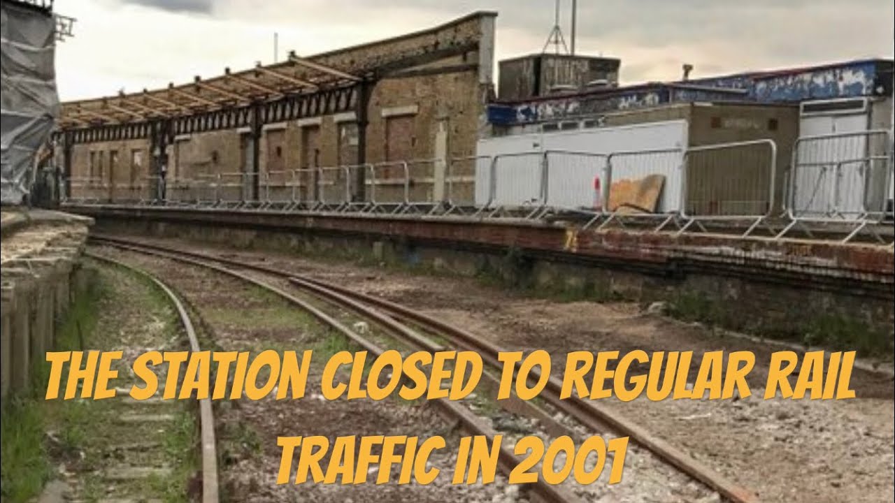 Folkestone harbour Railway station . 2018 restoration is nearing completion  May 2018