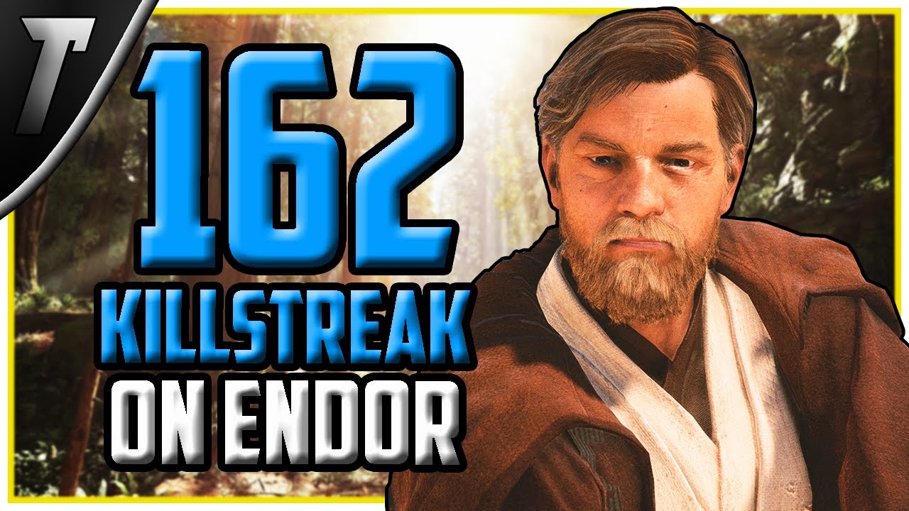 Star Wars Battlefront 2 Obi-Wan Kenobi 162 Killstreak (Endor)