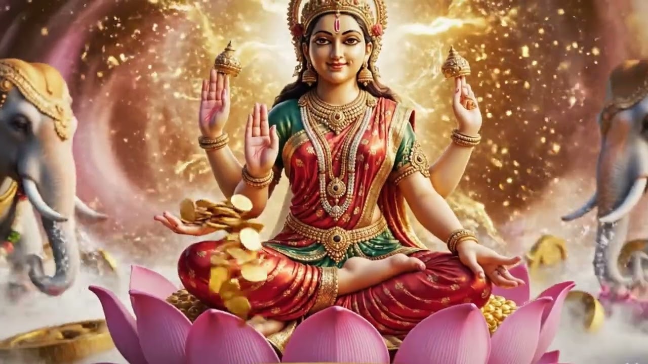 Powerful Mahalakshmi Gayatri Mantra 108 Times🌸 | ॐ महादेव्यै च विद्महे | Attract Wealth & Prosperity