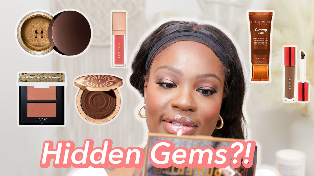 Testing New Makeup | Danessa Myricks Yummy Skin Serum Skin Tint Foundation+ Hourglass Setting Powder
