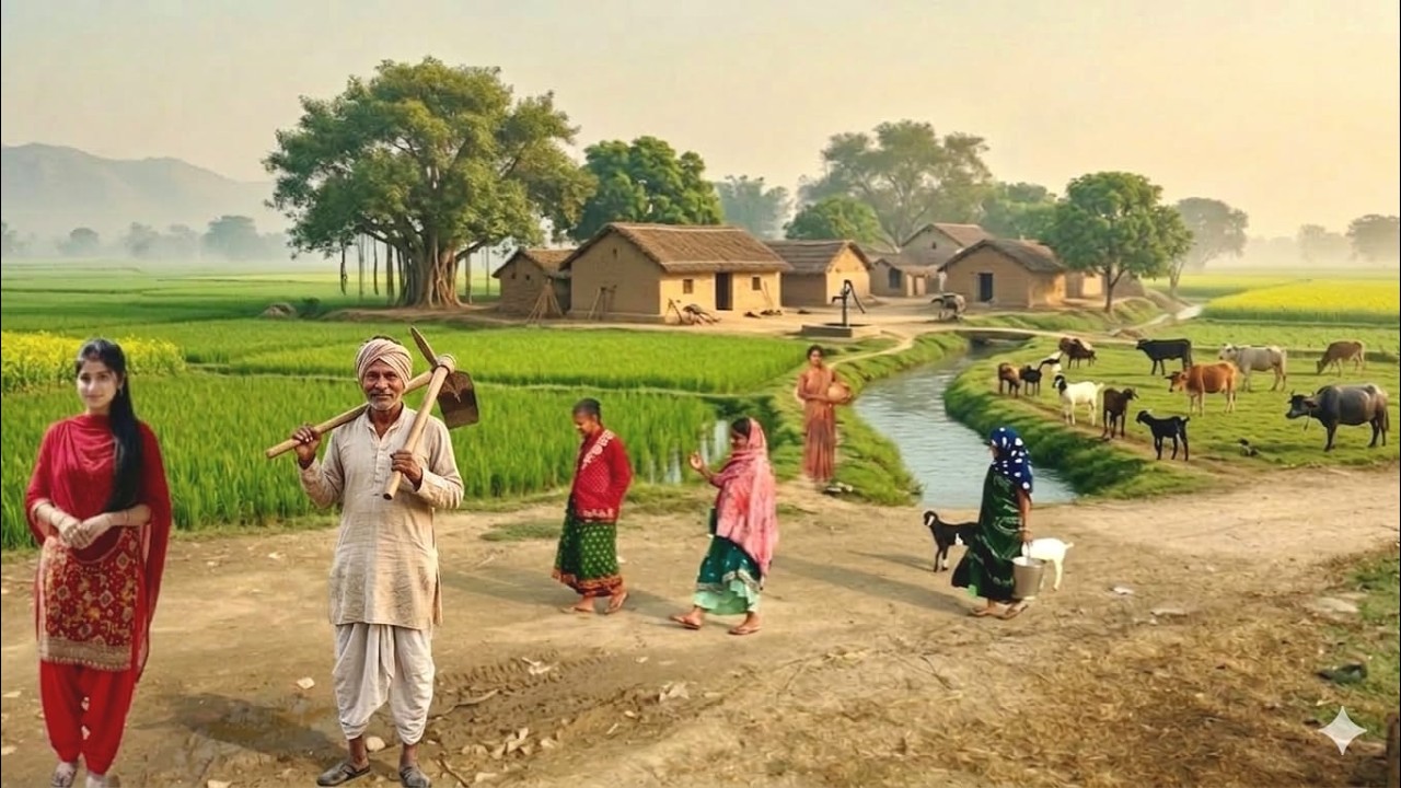 The Beauty of Indian Village Life | Lifestyle of Indian Villagers In Rural Area