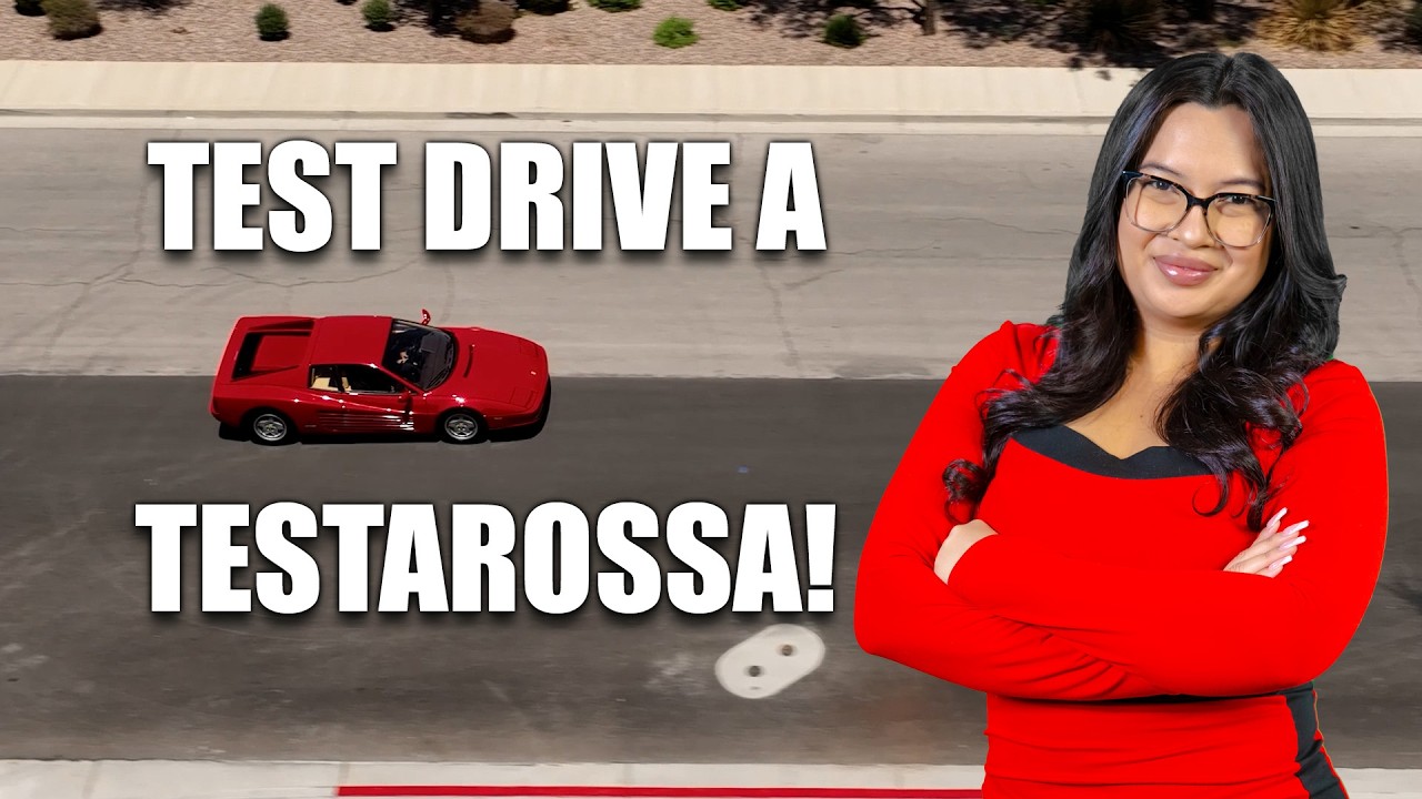Test Driving the 1988 Ferrari Testarossa V-12