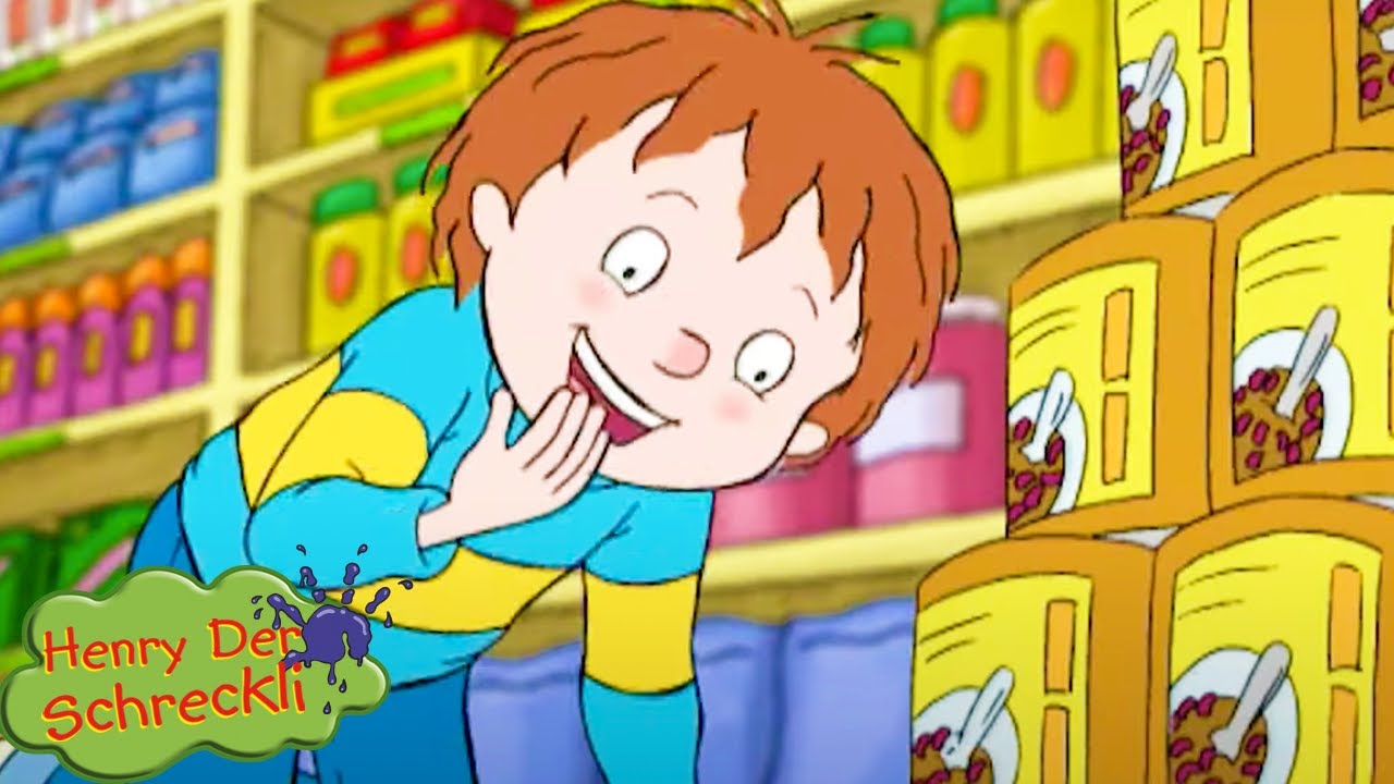 Lebensmittel einkaufen | Henry Der Schreckliche | Cartoons für Kinder