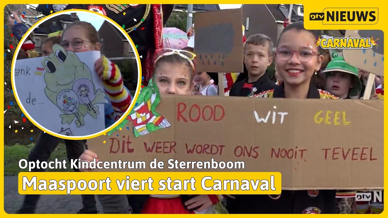 Kinderoptocht Kindcentrum de Sterrenboom in Maaspoort I Dtv Nieuws
