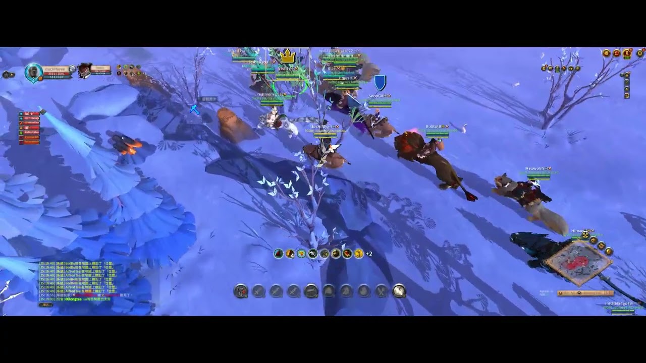 Albion Online 12/26 UTC 15 多方混戰  JU  POV轉棍搞耍