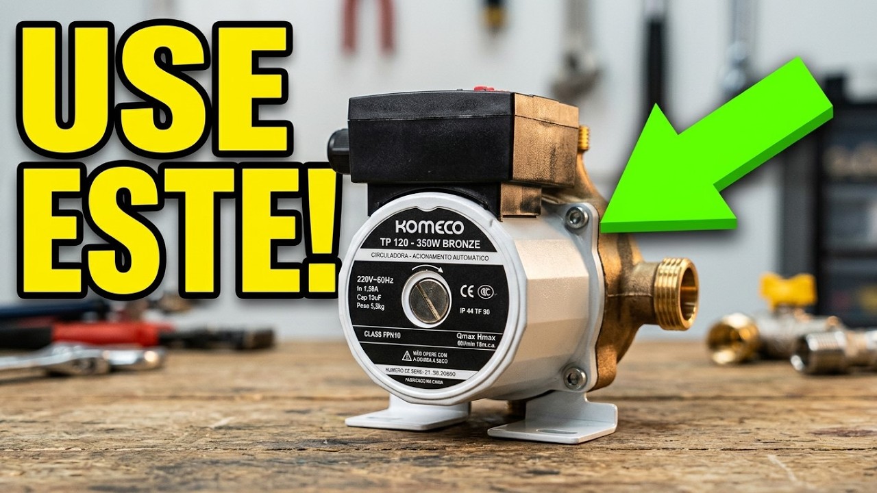 UNBOXING Pressurizador TP 120 18 Mca Komeco 350w