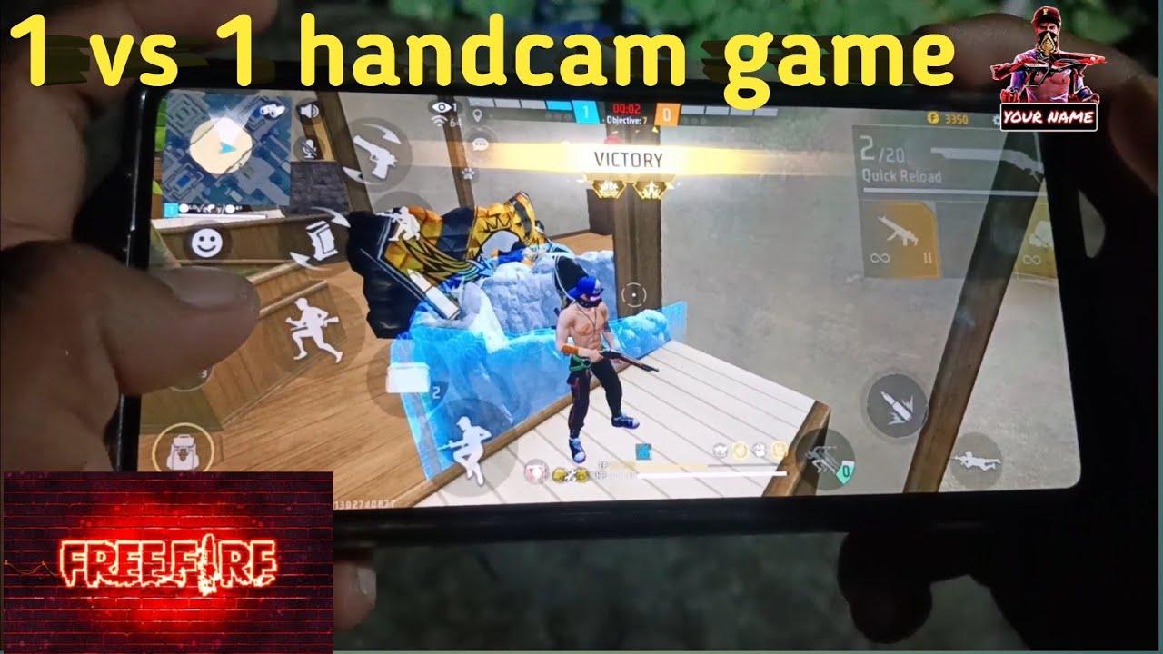 1 vs 1 handcam game play video ll redmi note 12 pro 5G ll High fps with full sensitivity