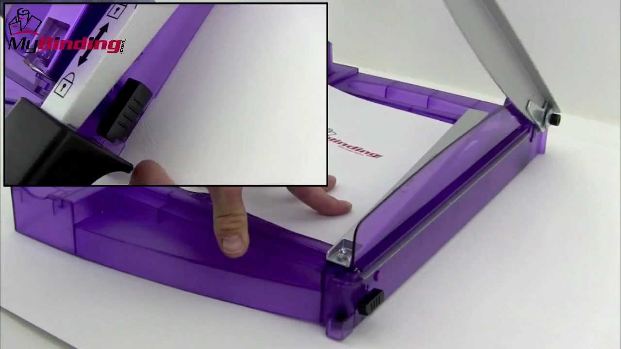 Purple Cows Craft Geek 12 Inch All In 1 Craft Trimmer Demo