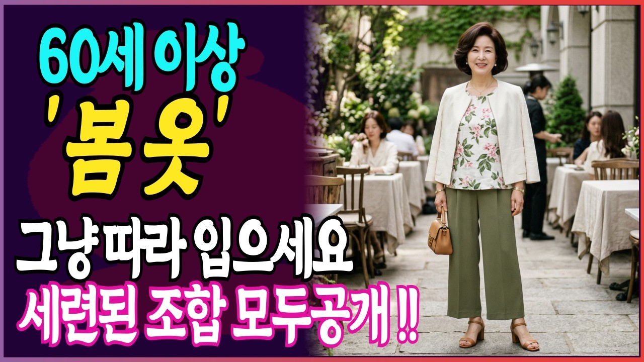 나이 들수록 빛나는 스타일 4가지. 옷장에 이것만 있으면 귀티 나는 스타일 완성I 시니어패션 I 중장년패션 I 60대 패션 I 70대 패션