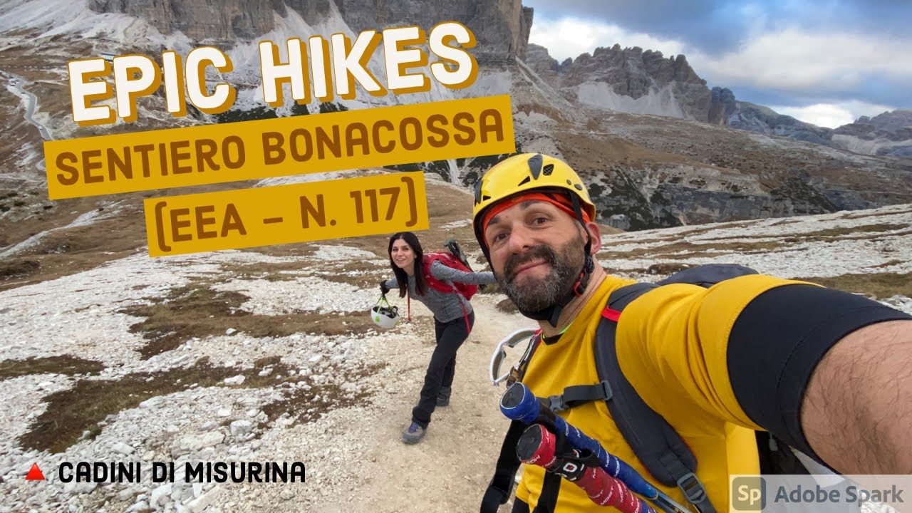 Anello Sentiero Bonacossa (EEA) ai Cadini di Misurina sulle Dolomiti Bellunesi