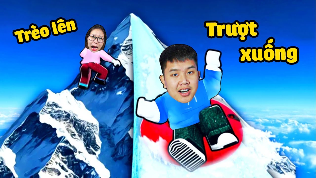 Thi trèo lên chỗ cao nhất rồi trượt xuống xem ai khỏe mạnh hơn !? bqThanh Troll Ốc Trượt Lộn Người