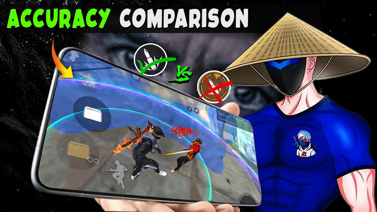 99% HEADSHOT RATE☠️ LEFT FIRE BUTTON VS RIGHT FIRE BUTTON🎯 NO RECOIL ACCURACY COMPARISON🔥FREE FIRE