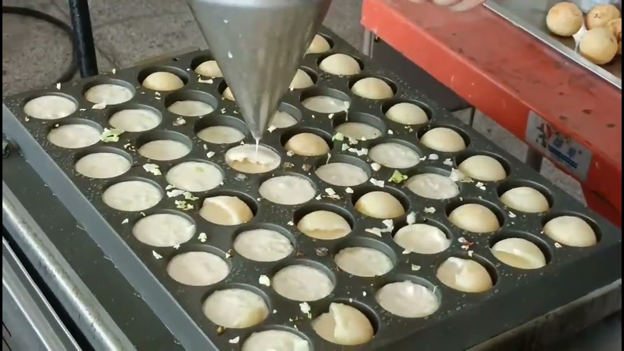 #Automatic Takoyaki Machine #Takoyaki Robot #Takoyaki automatic machine #Takoyaki Oven #自動滾圓章魚燒小丸子機