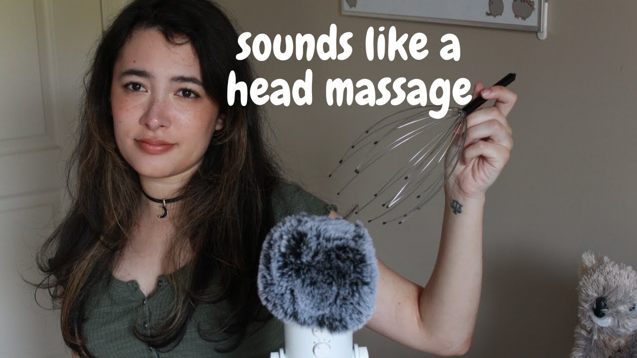 ASMR 💓 Fluffy Mic Head Scratch/ Massage/ Comb