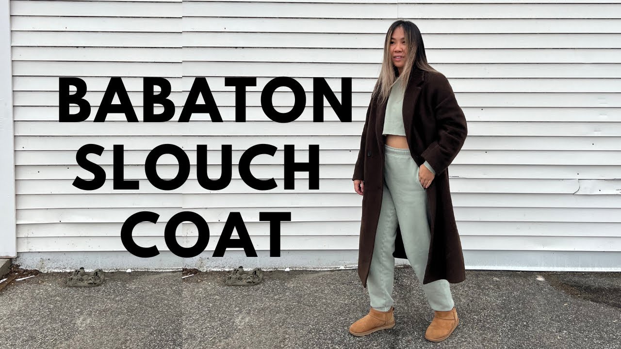 Babaton Slouch Coat| Aritzia Basics