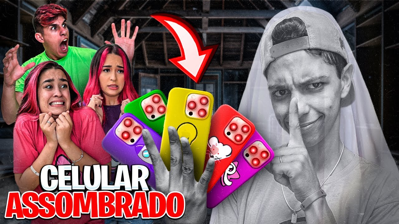 TROLEI TODOS DA MANSÃO ASSOMBRANDO OS CELULARES *Trolagem de Halloween