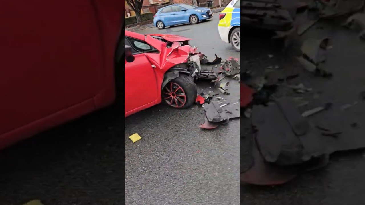 Car crash on the oldbury road