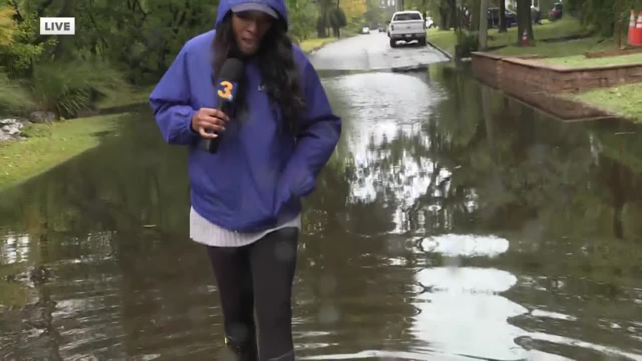 Severe flooding throughout Norfolk