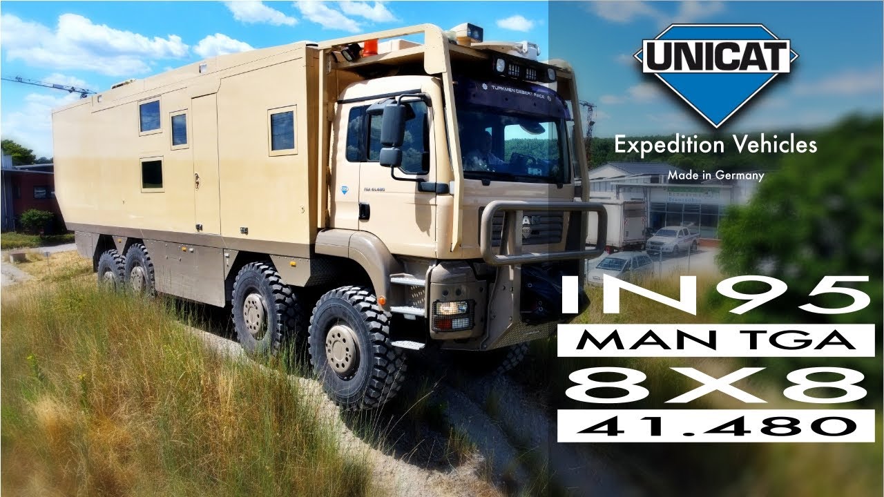UNICAT Expedition Vehicle IN95 MAN TGA 41.480 8X8