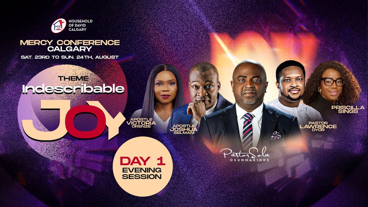 Mercy Conference Calgary 2025 | Day 1 | Evening Session 4pm | 23rd August, 2025