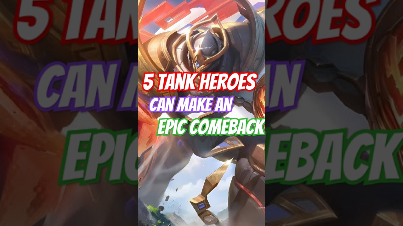 5 героев-танков, которые могут совершить эпическое возвращение #mobilelegends #heroml #mlbb #mlbb...