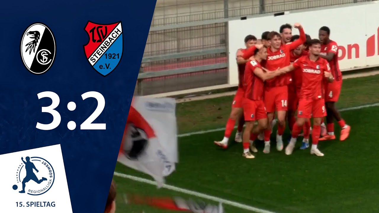 2-Tore-Rückstand gedreht | SC Freiburg II - TSV Steinbach Haiger | 15. Spieltag RLSW