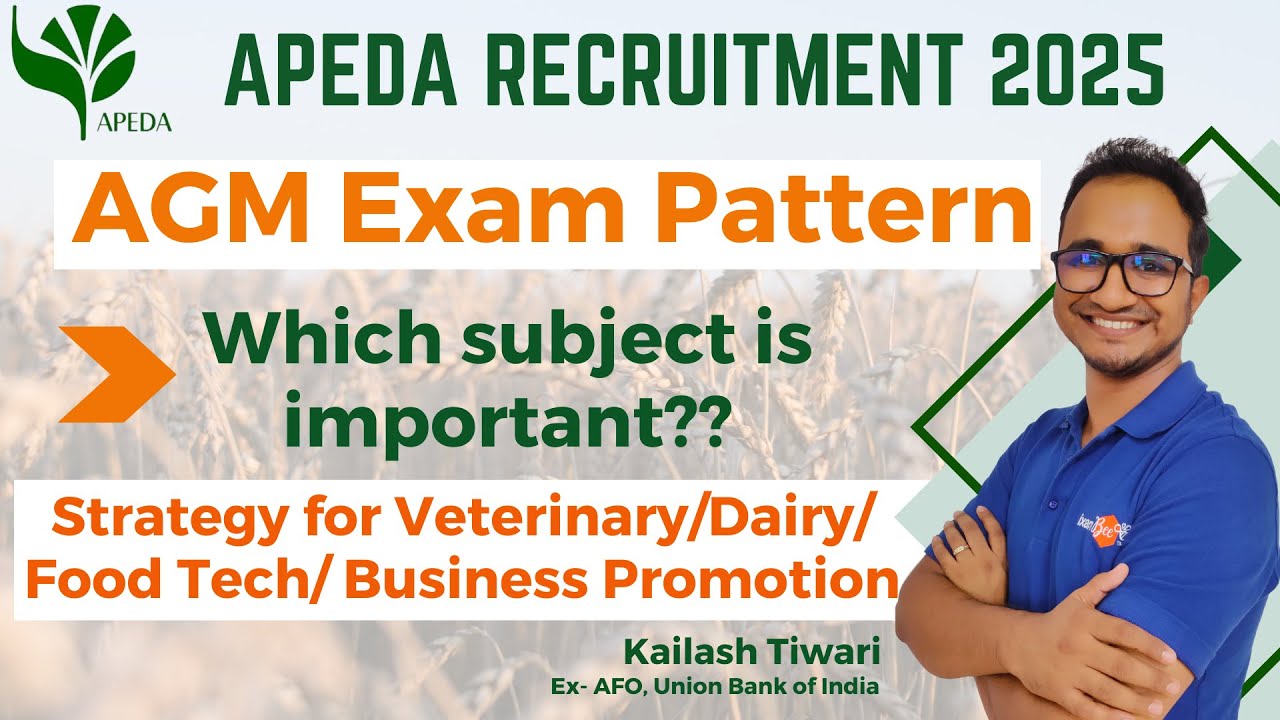 APEDA 2025 | Which subject is important? Strategy for Veterinary/Dairy/Food Tech/Business Promotion
