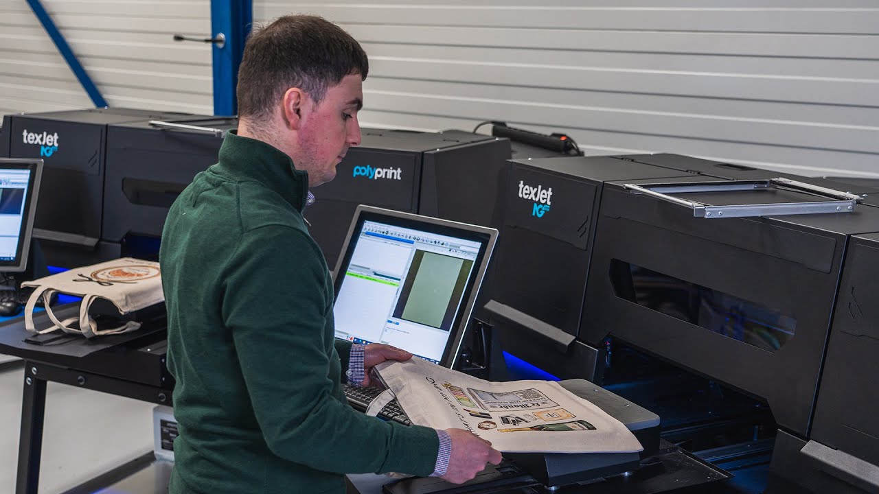 Streamlined Tote Bag Printing Production with Texjet NG120s (Dual CMYK) | VIPRINTA, Netherlands