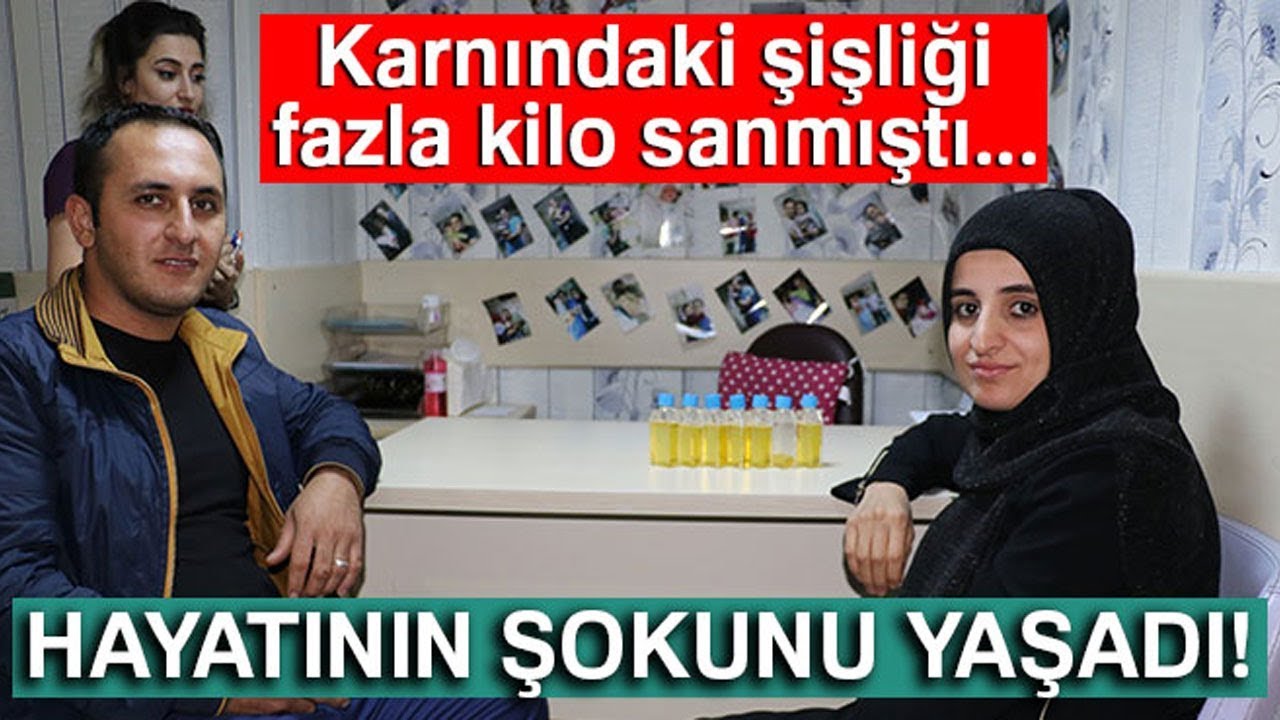 Ağrı Şikayetiyle Gittiği Doktorda Karnından 7 Şişe Kist Çıkarıldı