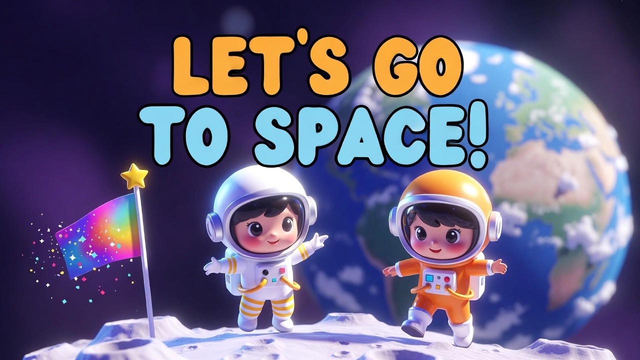 👉 Let's Fly into Space Song! King Nursery Rhymes & Kids Songs