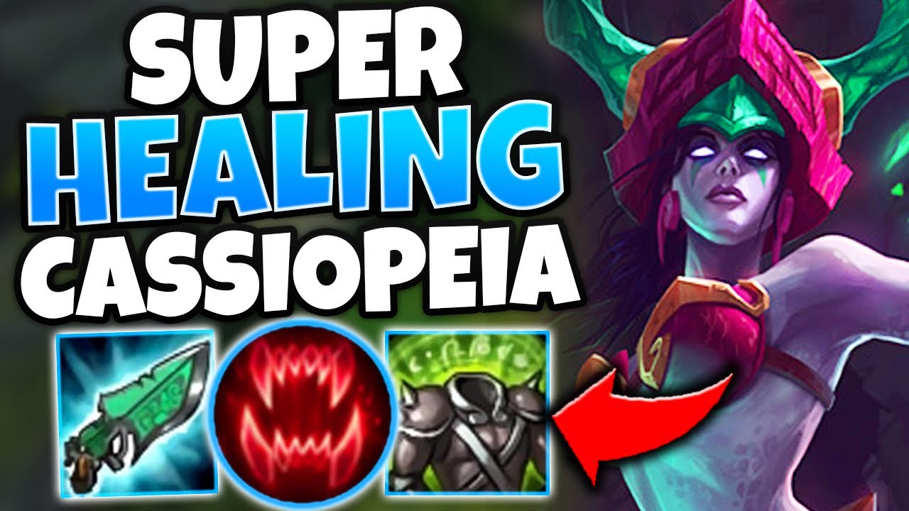 *PENTAKILL* SUPER HEALING CASSIOPEIA BUILD MAKES YOU A 1V9 MACHINE - League of Legends