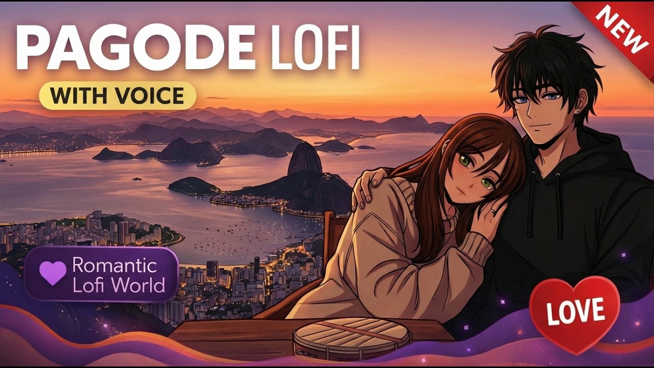 Pagode Lofi Romantic with Voice – Saudade Que Abraça | Brazilian Love Vibes 🌙🎶