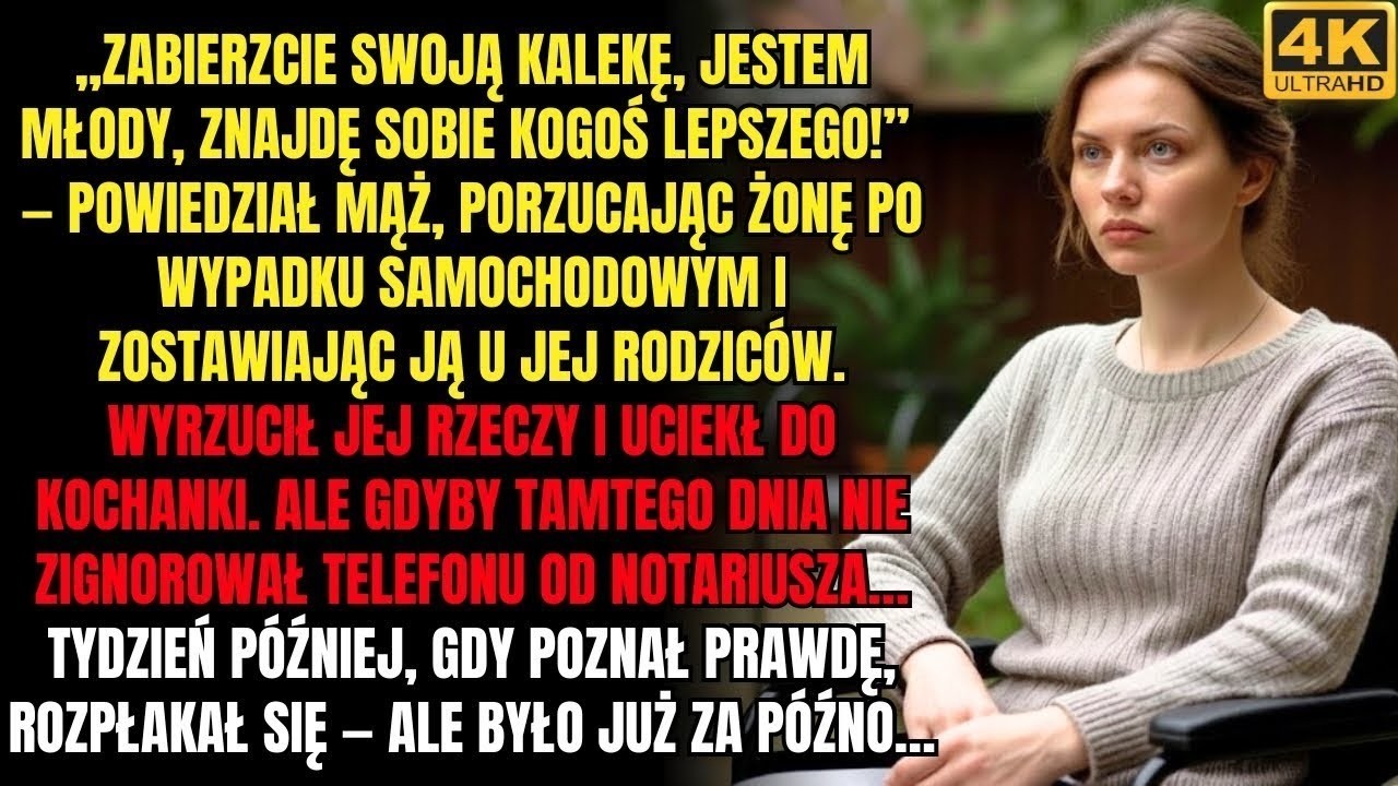 „Odesłał żonę do jej rodziców po wypadku samochodowym z powodu kochanki  Ale wkrótce zrozumiał