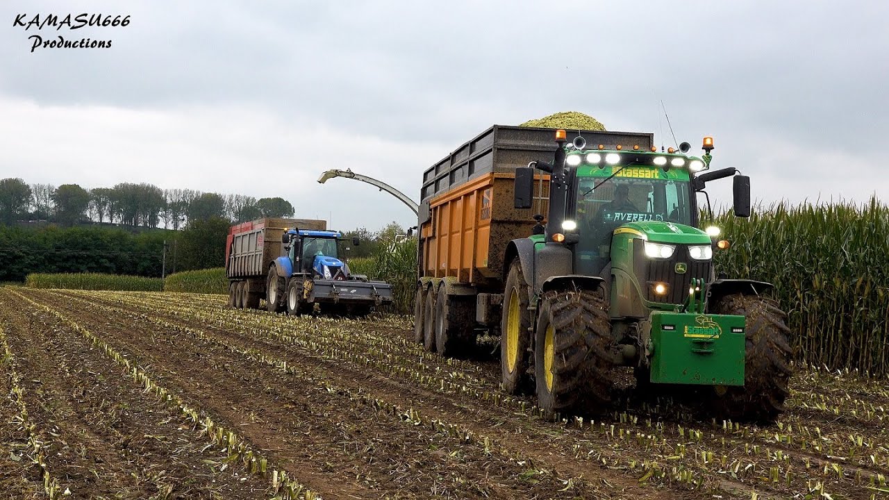Mais 2019 : Jean Stassart / Claas Jaguar 970 / John Deere 6R / Dezeure / 4K / DJI
