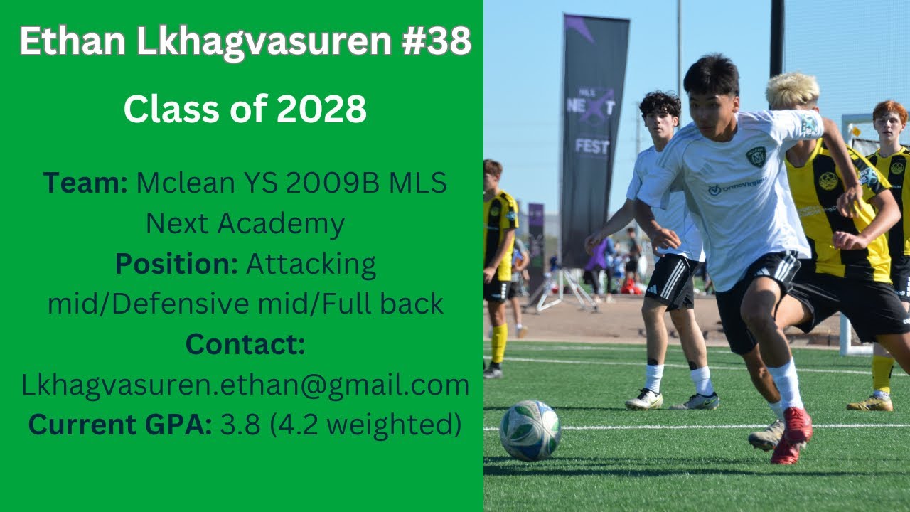 Ethan Lkhagvasuren 2028 MLS Next Academy Fall 2025 Highlights