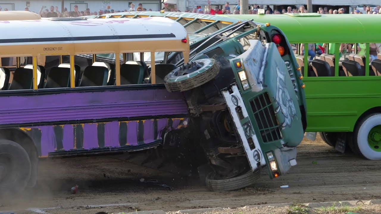 2025 Fayette County Fair School Bus Demolition Derby