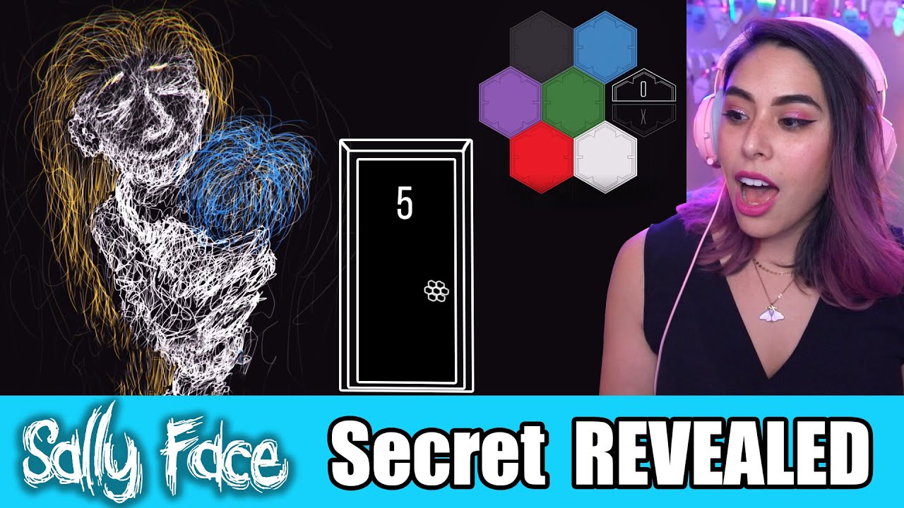 Unlocking the SECRETS in SALLY FACE (Hexagon Puzzle Answer DOOR 5) - Sally Face Ep 5