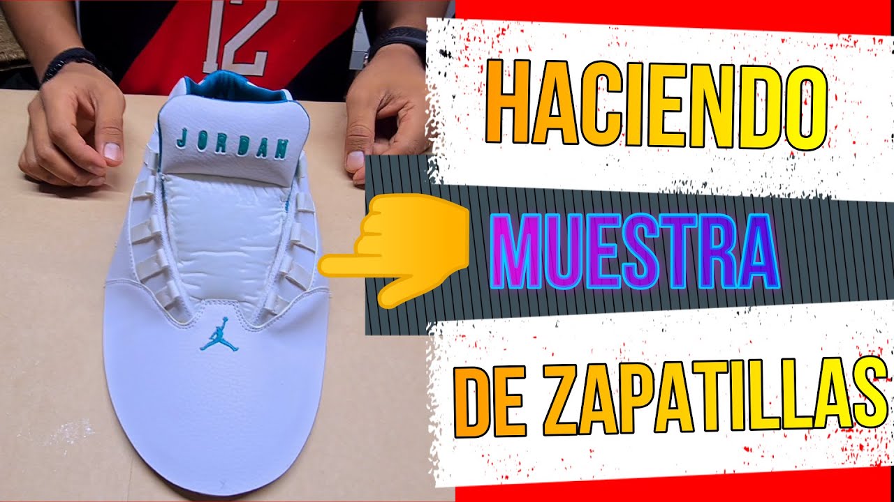 HACIENDO MUESTRA DE ZAPATILLAS JORDAN