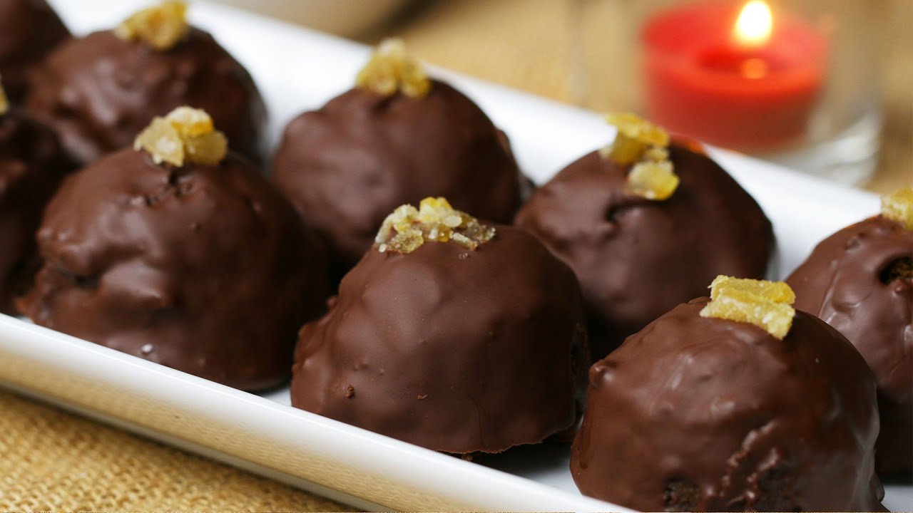 How To Make Gingerbread Cake Truffles &bull;&nbsp;Tasty