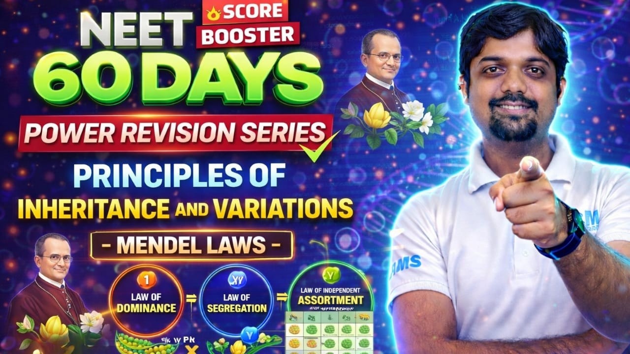 NEET 60 Days | Principles of Inheritance & Variation | Monohybrid Cross | RD Sir