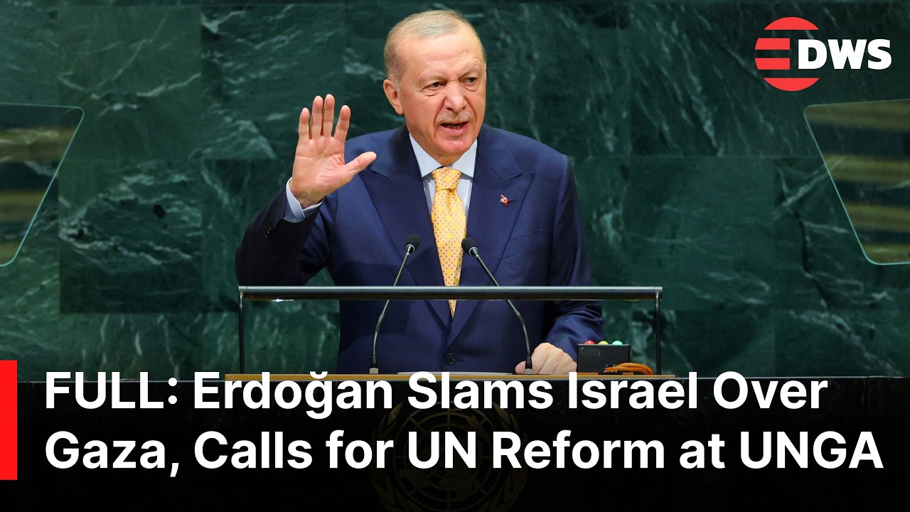 FULL FIERY SPEECH: President Erdoğan Blasts Israel Over Gaza, Calls for UN Reform at UNGA | AC1E