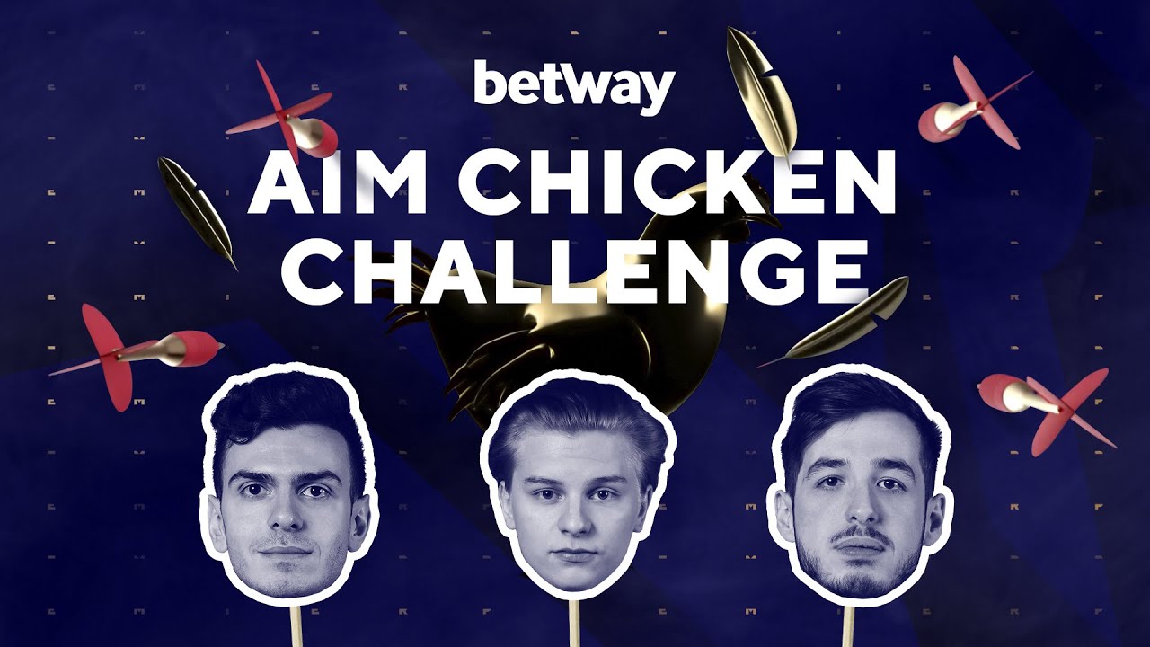 ALEKSIB, TARIK, KENNYS, AZR THROW DARTS AT CHICKENS | betway Chicken Challenge