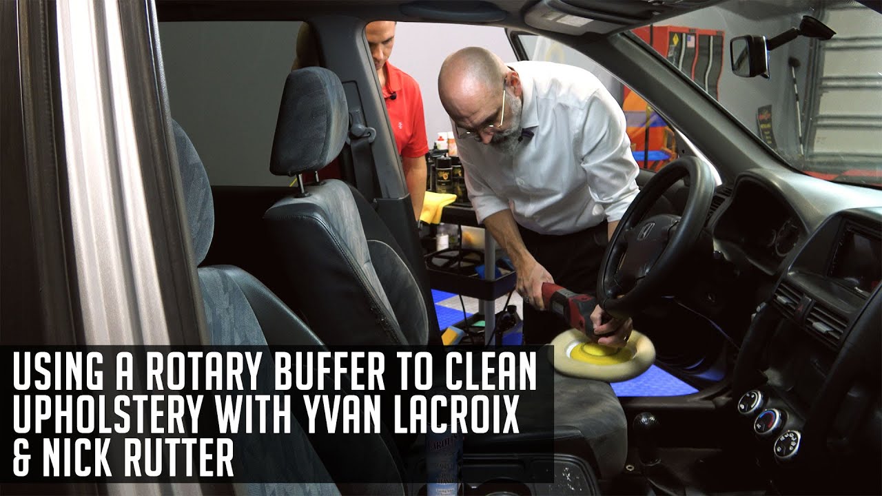 Using a Rotary Buffer to Clean Upholstery with Nick Rutter & Yvan Lacroix