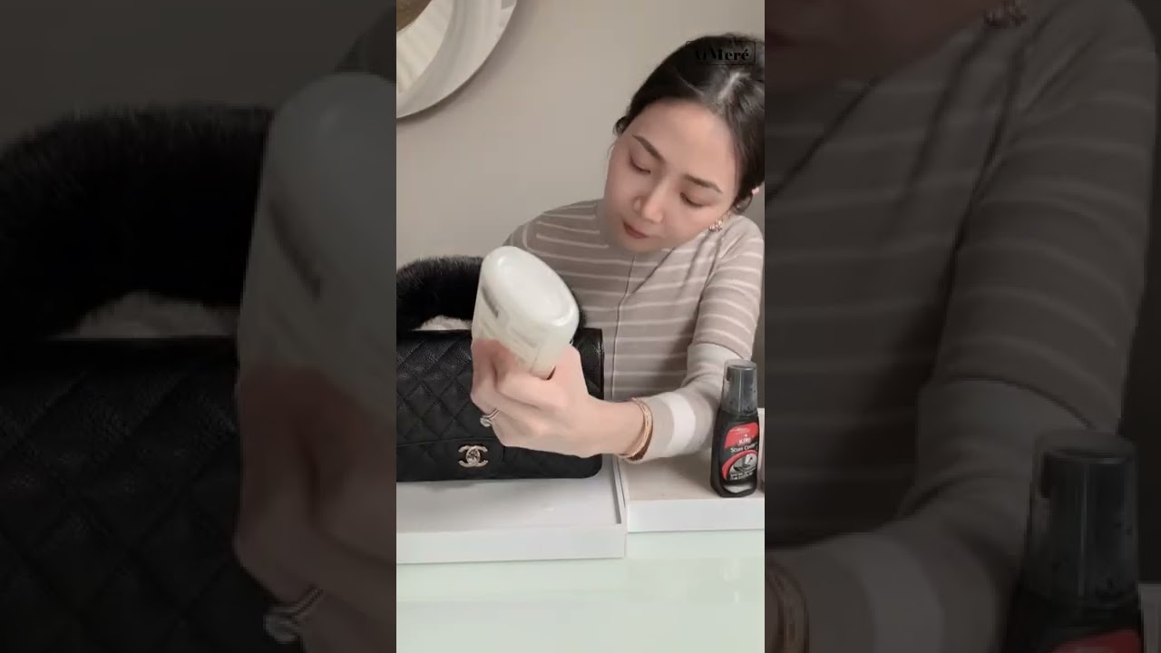Secret Tip on Cleaning Chanel Bag (1/3) #shortsfeed