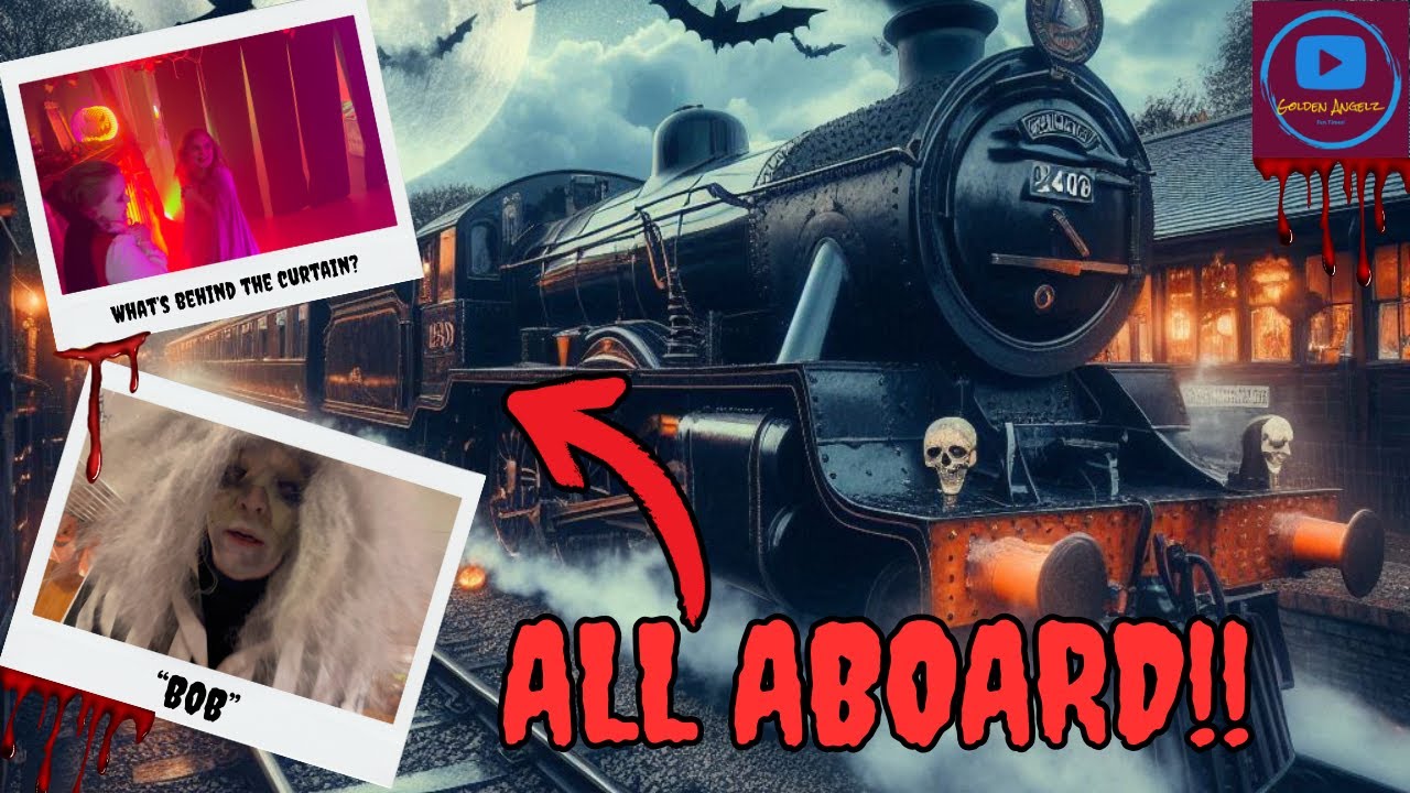 HALLOWEEN TRAIN RIDE - East Lancashire Railway - Bury