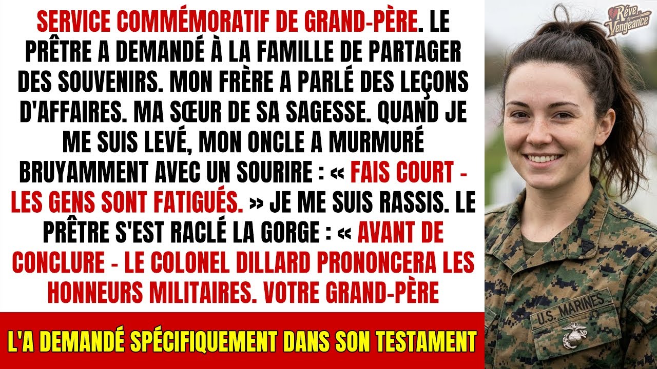 Ma famille me croyait secrétaire. À l'enterrement, la vérité a éclaté.