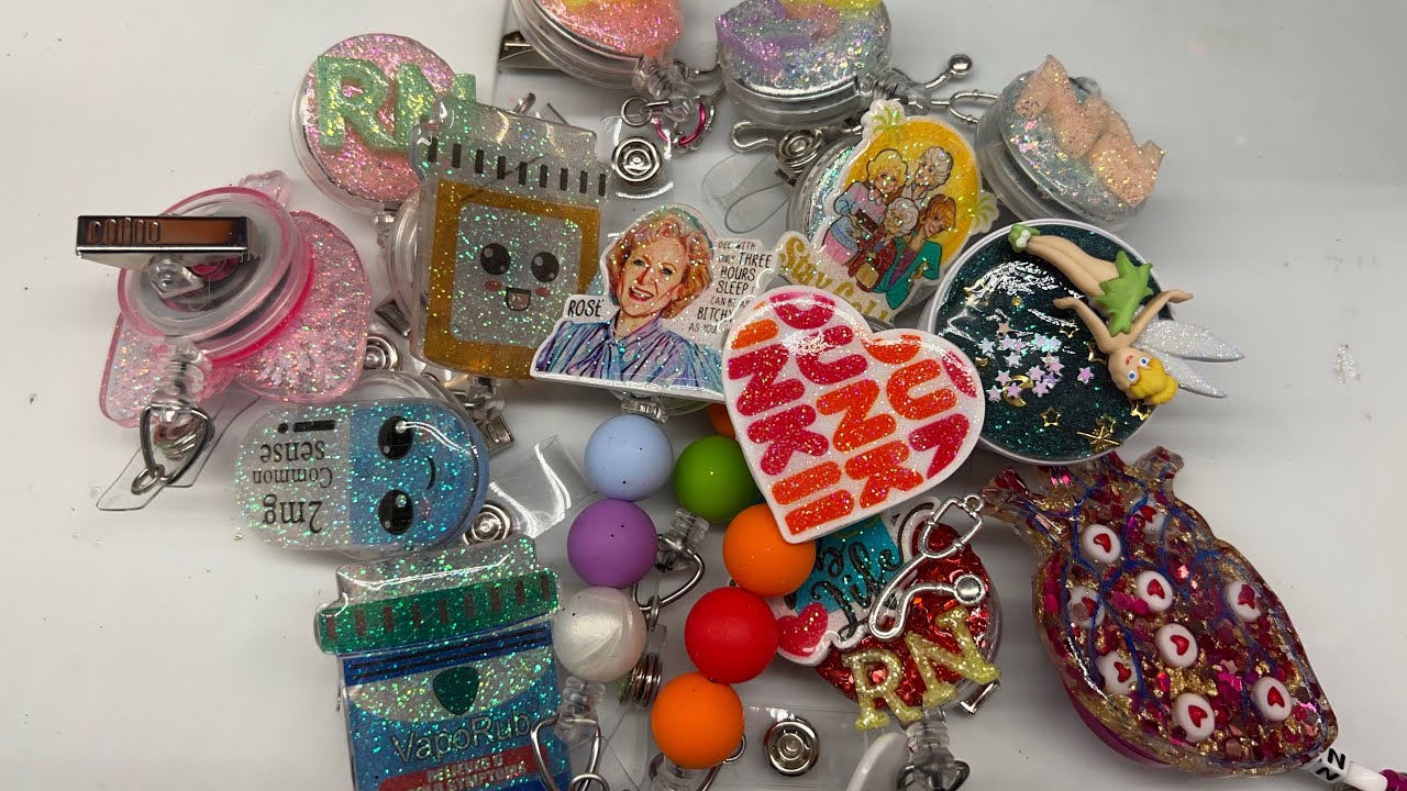 Where I get my acrylic blanks & Multiple badge reel project share