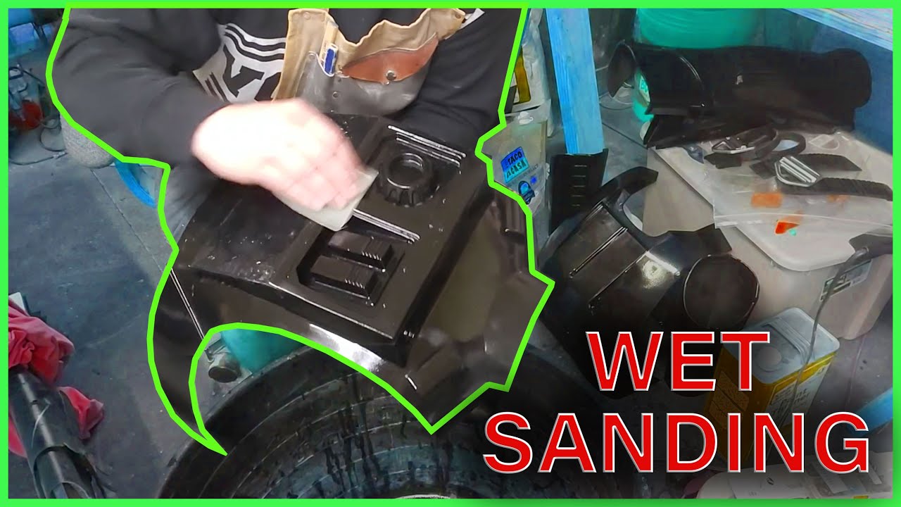 Part 9....Star Wars Death Trooper Armor 3d Printed....... Wet Sanding after Clear + Helmet Update