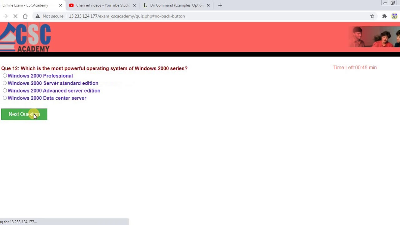 BCC Test - Module 2